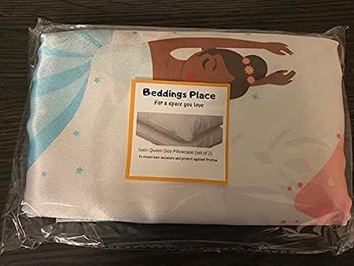 Image of Satin Pillow Case to retain Hair Moisture (Set of 2 Queen Pillow case 20 x 30 inches)