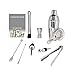 TOMYEUS Cocktail Shaker Cocktail Shaker Set Boston Bartender Kit con Supporto in Acciaio Inox Cocktail Shaker Professionale Home Bar Strumenti Bevanda Accessori for Feste Cocktail Shaker Set