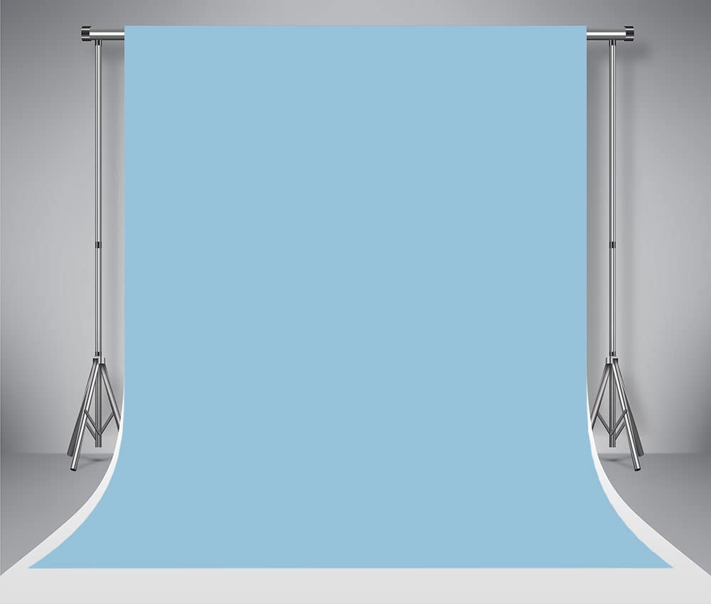 Kate Hellblau Studio Fotografie Hintergrund 8ftx10ft/2.4mx3m Solid Baby Blau Portrait Foto Shooting Simplestyle Hochzeit Fotokabine Make up Video ID Foto Hintergrund