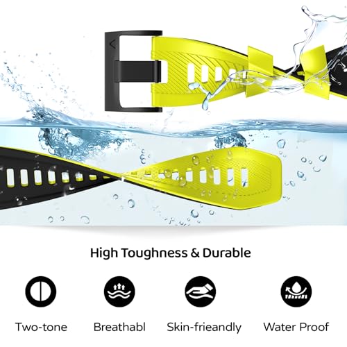 U-LIMVE Watch Strap for Garmin Fenix 8, 7X Pro, Descent Mk3i, Epix Pro, TACTIX 7, 51mm, 26mm/51mm Silicone QuickFit Bands - Image 3