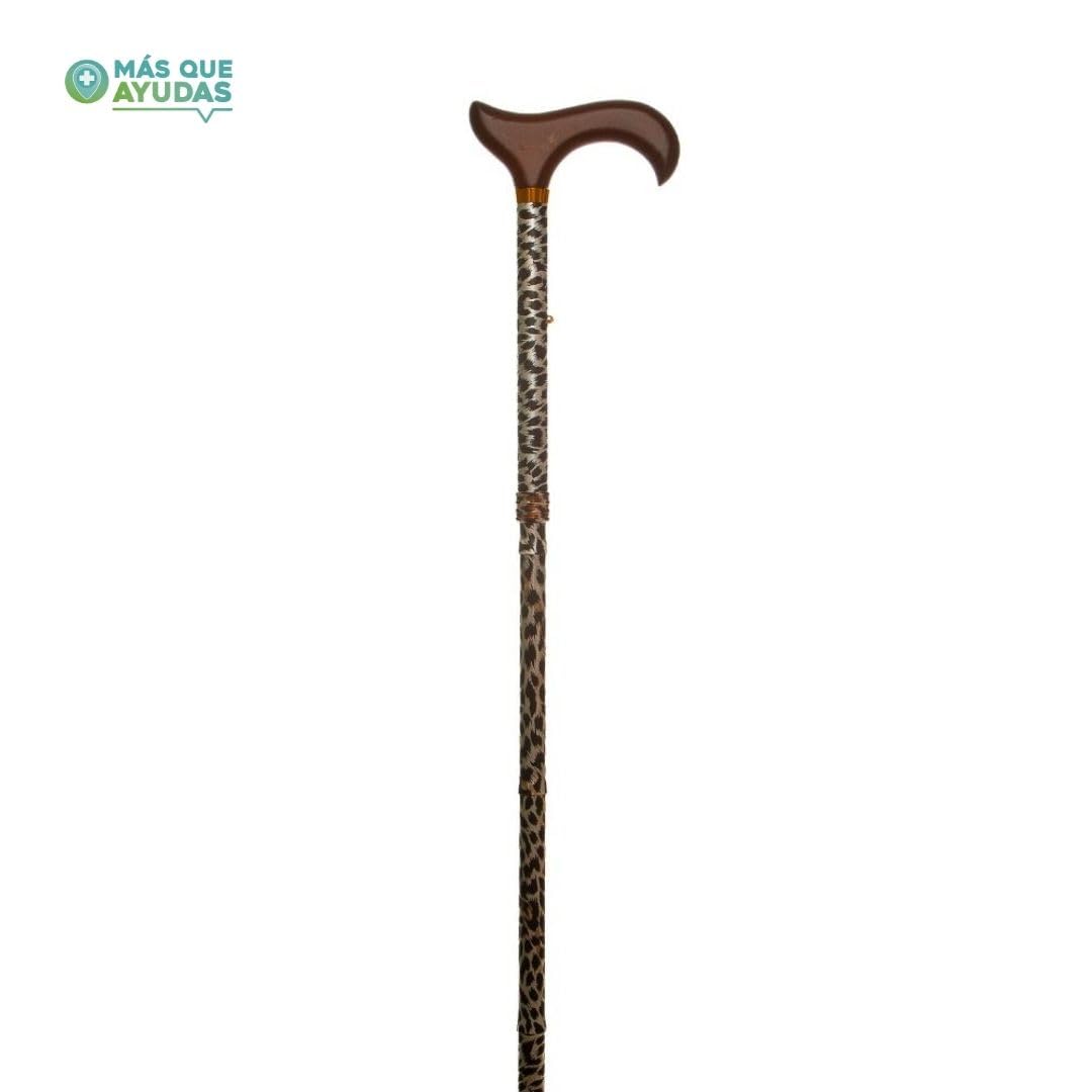 Bastón para Mayores y Adultos Smart, Plegable y Portátil, Altura Ajustable 84-94 cm, Puño de Madera, Bastón para Caminar y Pasear, 320 g