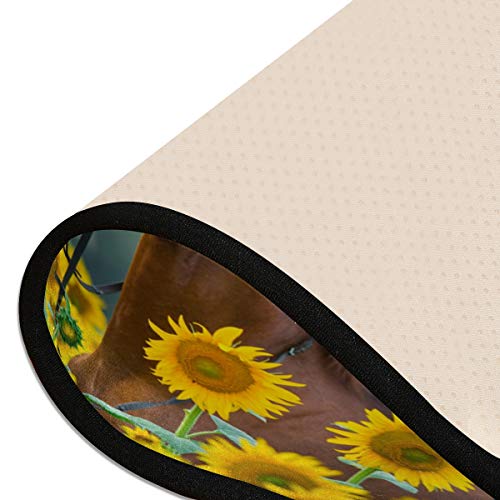 Tapete Pasillo Cocina Floral Antideslizante 72X24in miniatura 6
