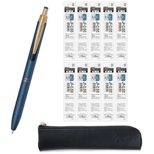 Bolígrafo Gel Zebra Sarasa Grand 0.5mm Azul Gris con 10 Recambios
