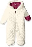 U.S. Polo Assn. Baby Girls' Quilted Faux Fur Pram, Winter White, 6-9 Months