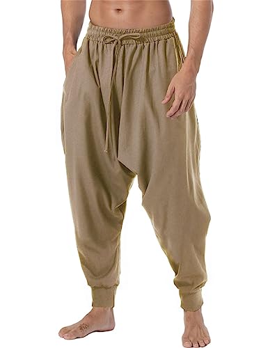 Sarouel de yoga pour homme avec cordon de serrage taille 5XL GN