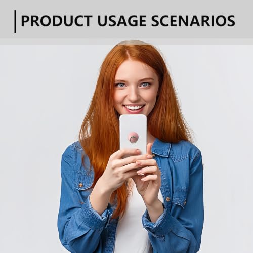 Image of 10 Pcs Mobile Ring Holder Phone Gripper Holders, Phone Holder for Hand | 5 Color Golden /Rose Gold /Silver /Black /Pearl Red, Stick It On The Back Of The Phone, 360Degree Rotation, One-Handed Operation
