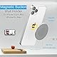 Klebrige magnetische Wandhalterung für iPhone Magsafe, Wandhalterung, Cradle für iPhone 16/15/14/13/12, Pro, Mini, Pro Max, 2er Pack, mit Kontrollstreifenklebern
