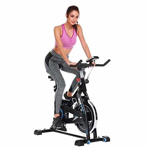 Image of Exercise Bike Bike Health Fitness Belt Drive Indoor Exercise Cycling Resistance Healthy Life Home Office