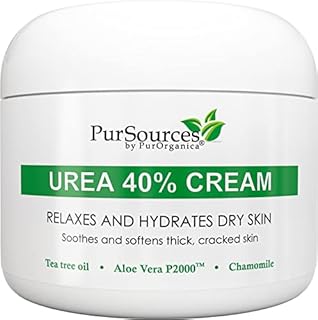 PurOrganica Urea 40% Foot Cream - No Pumice Stone - Callus Remover - Moisturizes & Rehydrates Thick, Cracked, Rough, Dead & Dry Skin - For Feet, Elbows and Hands - Made in USA