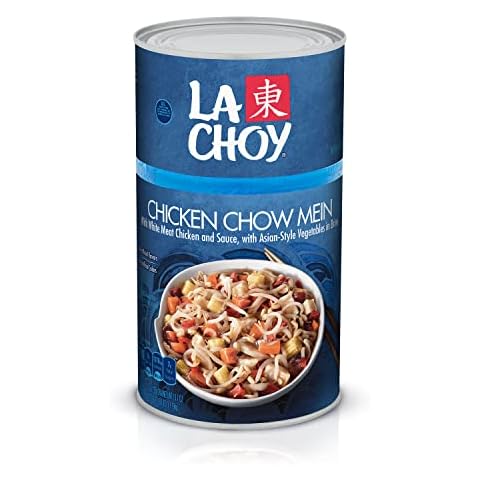 La Choy Chow Mein White Meat Sauce With AsianStyle Vegetables oz 2.62 pound pack , Chicken, 42 oz Cover