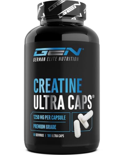 GEN GERMAN ELITE NUTRITION Creatina Ultra Caps® - 180 Cápsulas