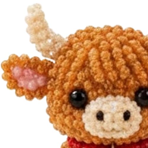 Kit de animales con cuentas 3D de diseño creativo hecho a mano para principiantes 6