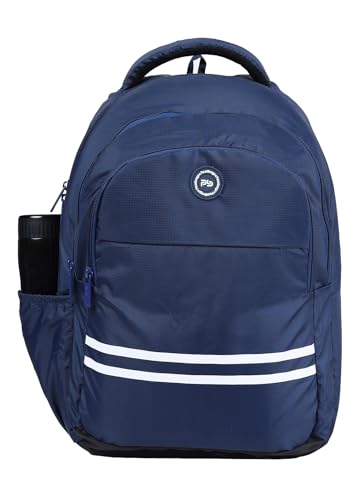 Image of PB Pearlbags FLAUNT 25L Solid Casual Backpack,3 Compartment,Premium Fabric,Water Resistant Anti Theft,School & College Bag for Boys and Girls,Office & Travel Bag for Men and Women,48X31X17 Cms