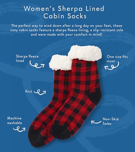 Sherpa Lined Cabin Socks3