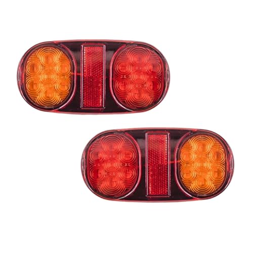 Feu arrière camion 24V étanche 12 LED pour remorque bateau et camionnette