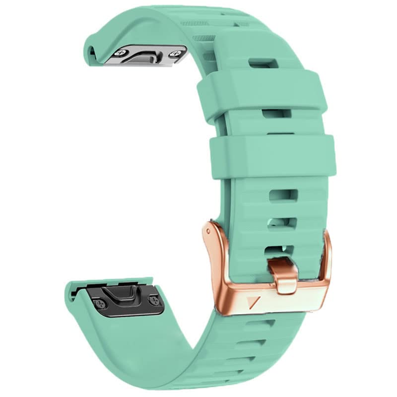 Bracelet de montre 20 mm en silicone agate pour Garmin Fenix 7S et Instinct 2S