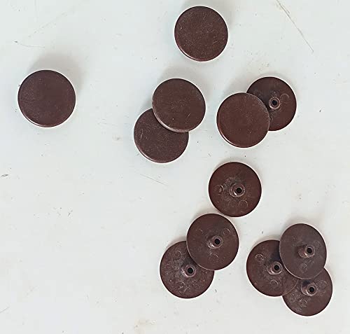 Screw Cap Cover 18 mm (30 Pcs) Brown Colour (SC -100016)-picture-10