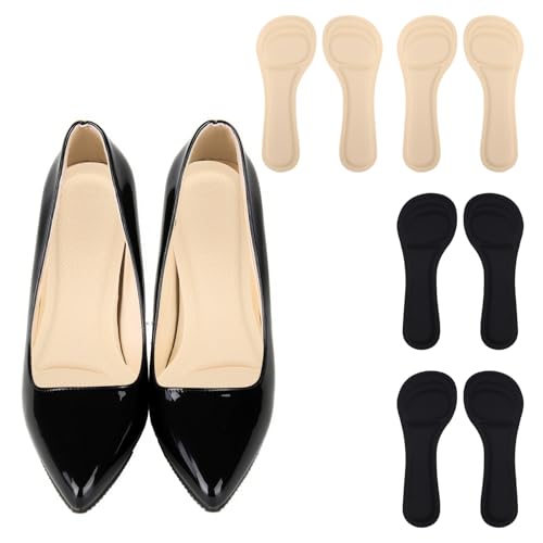 4 pares de plantillas para tacones altos para mujer miniatura 1