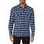 Charcoal/Denim Blue Plaid