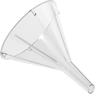 Simport F490-4 Polypropylene Disposable Funnel, 65mm Top I.D x 78mm Height, 30mm Stem Length, 4.3mm Stem Opening (Case of 100)