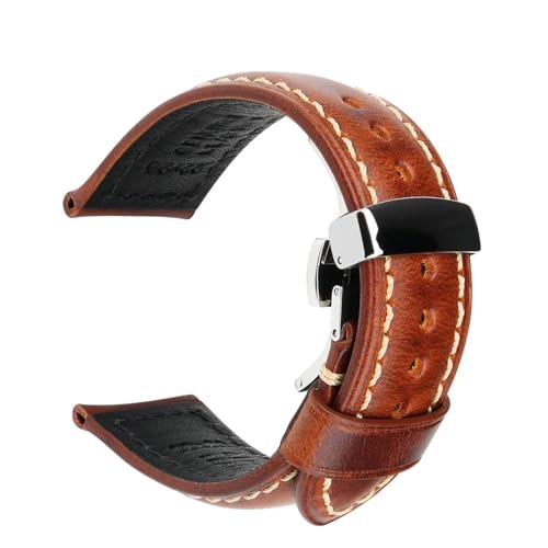 Bracelet de montre cuir 20mm noir pour remplacer votre ancien bracelet Samsung