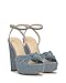 Jessica Simpson Women's Immie Platform Sandal, Medium Blue, 6.5