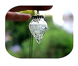  Collar con colgante en forma de semillas de diente de león – diente de león – colgante de cristal Orb terrario – Collar