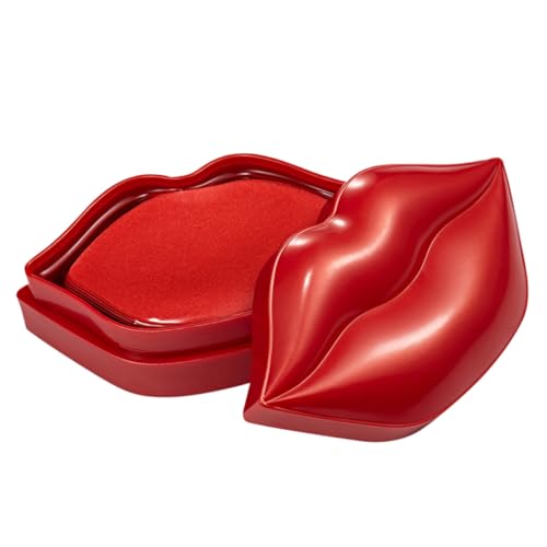 Homoyoyo 20pcs Moisturizing Gel Lip Masks Overnight Lip Sleeping Mask Hydrating Patches for Dry Cracked Night Use