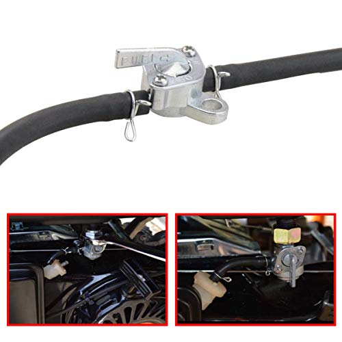 ZAMDOE Benzin Kraftstofffilter Kit Tippen Sie auf Benzinschalter des Benzinhahns Schlauchleitung für 50 70 90 110 125 150cc ATV, Gas Generator Motor Ersatz Teil