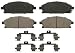 Wagner QuickStop ZD855A Ceramic Disc Pad Set, Front