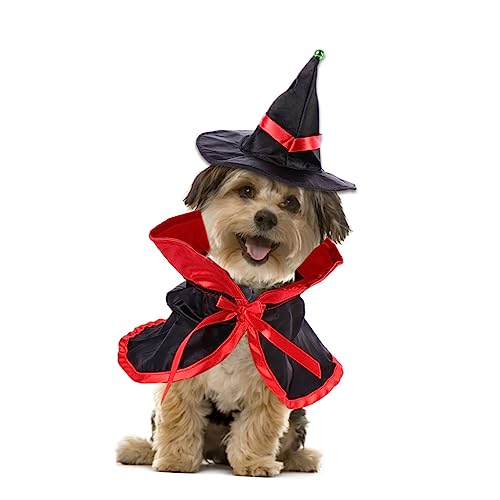 Disfraz de bruja para perros y gatos talla M miniatura 4