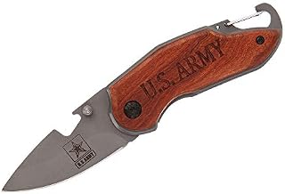 FAYERXL Engraved Soldiers Knife for Veteran Gift,US Army Combat Rescue Knife,Army Folding Elite