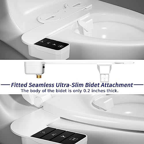 Bidet Attachment for Toilet, Retractable Self Cleaning Cold Water Bidets for Existing Toilets, Bidet Toilet Seat Attachment with Pressure Controls, Toilet Bidet Attachment for Frontal & Rear Wash Bidet Attachment for Toilet, Retractable Self Cleaning Cold Water Bidets for Existing Toilets, Bidet Toilet Seat Attachment with Pressure Controls, Toilet Bidet Attachment for Frontal & Rear Wash