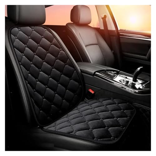 Housse de siège voiture en lin tapis avant protection antidérapant hiver 1PCS confort