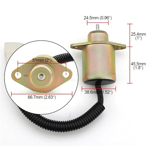 Solénoïde d'arrêt 12V pour remplacer votre électrovanne défectueuse sur D905 V1505