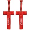 2PCS Brick Liner Plumber Tools Bricklaying Leveling Measuring Tool for Building Construction(red)