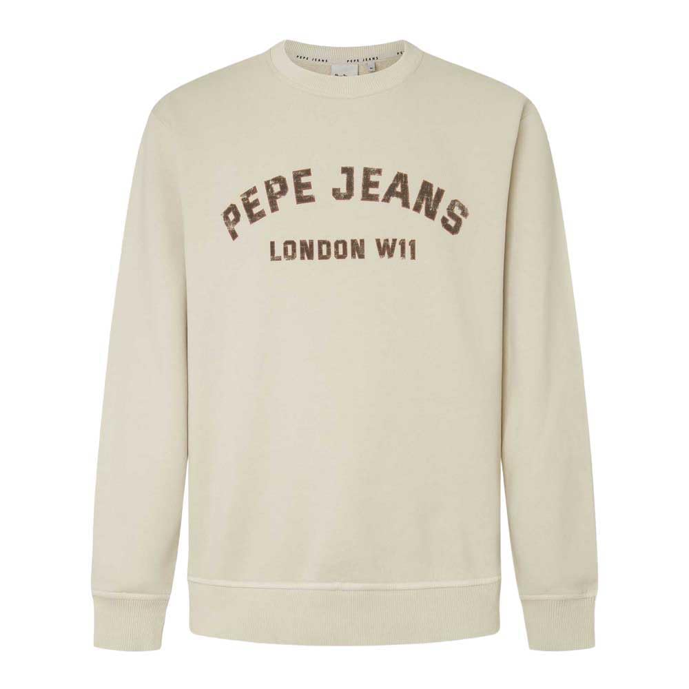 Pepe Jeans Men's Aldridge Crew, Sweatshirt, Beige, XL