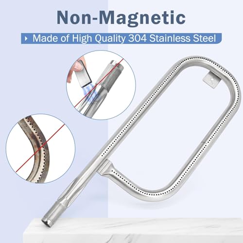Criditpid Grill Replacement Parts for Weber Q100, Q1000, Q120, Q1200, Q140, Q1400, 7644 7582 Cooking Grates & 60040 Burner Tube Kit for Weber 516002 516001 50060001 51060001 Gas Grills. by Criditpid - Used condition - Image 6