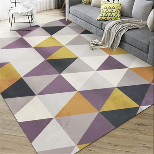 Tapis bleu 60x110cm anti-poussière résistant pour chambre d'ado