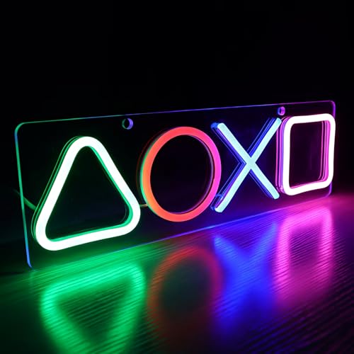 Néon Game lumineux multicolore à haute luminosité étanche pour décoration murale