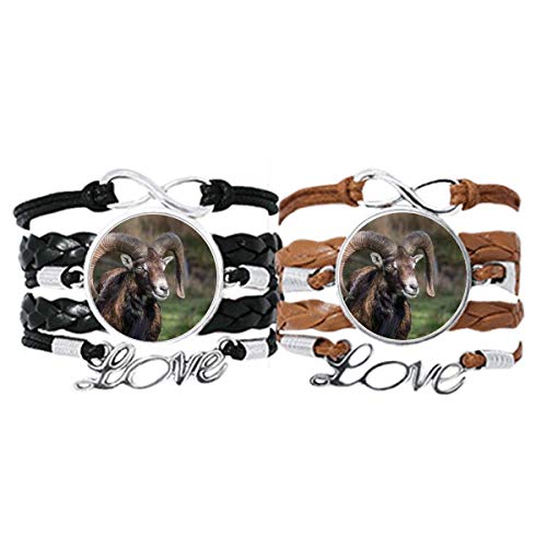 Pulsera de cuerdas de cuero ideal para senderismo y paseos por la naturaleza en pareja