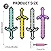 CEYAZYE 16 Pack Jumbo Pixel Inflatable Sword, 24.8