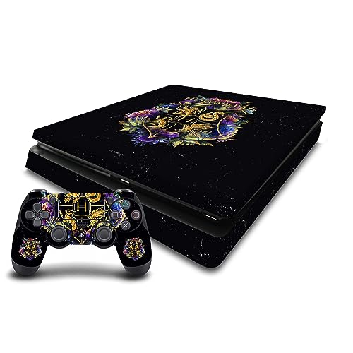 Skin vinyle Harry Potter PS4 Slim pour protéger console et manette des rayures