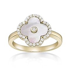 Mother of Pearl / Yellow Gold Plating