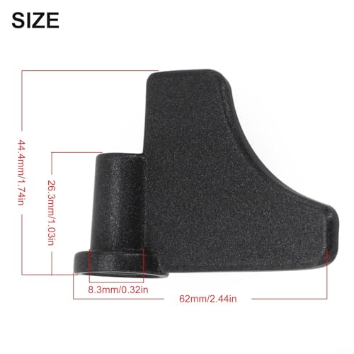 Repuesto de paleta de aleación de aluminio para máquinas panificadoras compatibles con múltiples modelos (negro) - imagen 8