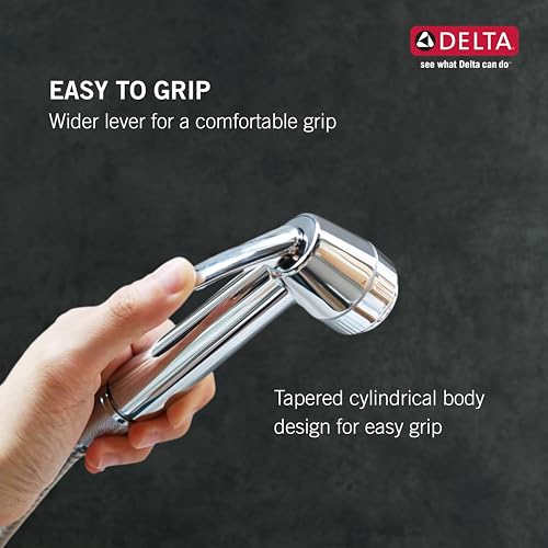 Image of Delta Faucet Premium Hygiene Jet Sprayhead for Toilet| 3 Years Warranty | Health Faucet Sprayhead only | Ideal Toilet Jet Spray for Bathroom in Low and High Water Pressure| Faucet Gun Only | RP75828
