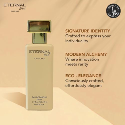 Eternal Love for Women - Long Lasting Eau de Parfum Spray - Premium Floral Fr...