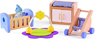 Hape E3459 Baby's Room - Wooden Dolls House Accessories