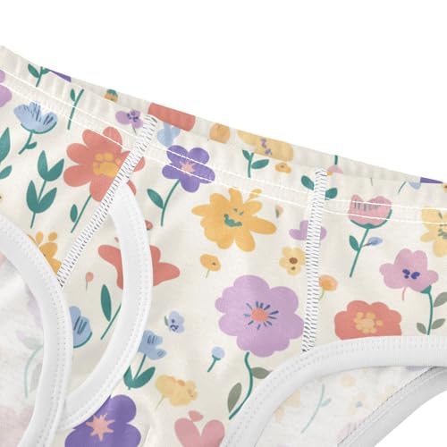KLL Allover Graphic Floral Boys Toddler Cotton Underwear Briefs Cute Undies4