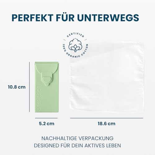 Wiederverwendbare Taschentücher Lasttissue aus Baumwolle